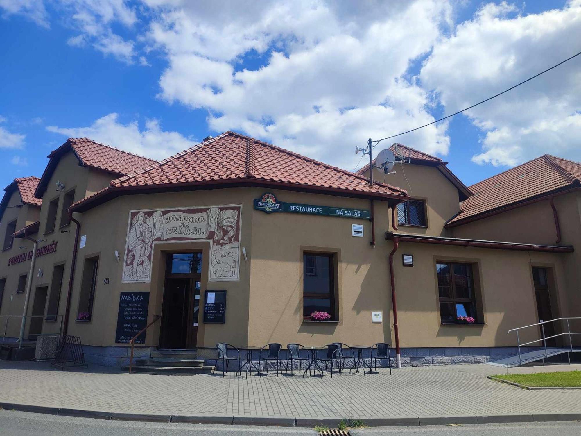 Penzion A Restaurace Na Salasi Hutisko エクステリア 写真